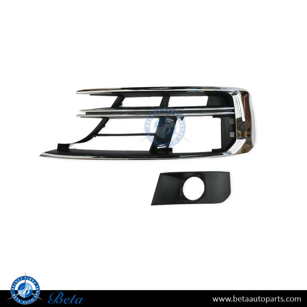 Left Side Fog Lamp Cover with ACC for Audi A8 2018-Up models, Part Number 4N0807679B Left Side Fog Lamp Cover with ACC for Audi A8 2018-Up models, Part Number 4N0807679B